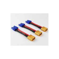 Prise XT60 jaunes Mâle/Femelle (1 paire) - CHI - XT60 - MF
