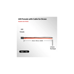 A30-F Pigtail femelle 80 mm 20AWG – Flywoo