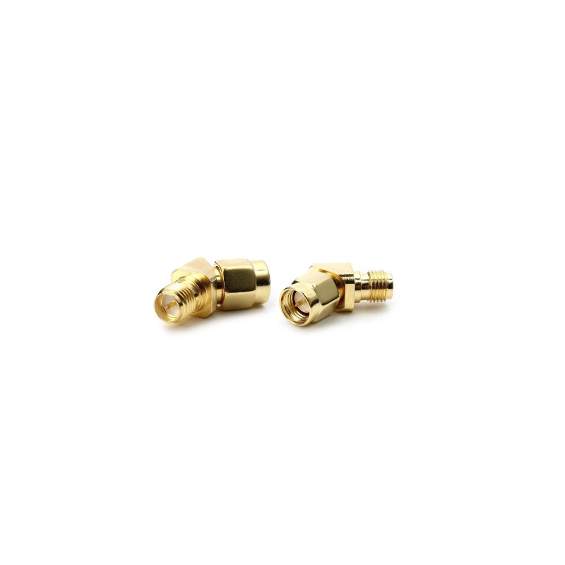 Adaptateur coudé 45° RP-SMA vers SMA