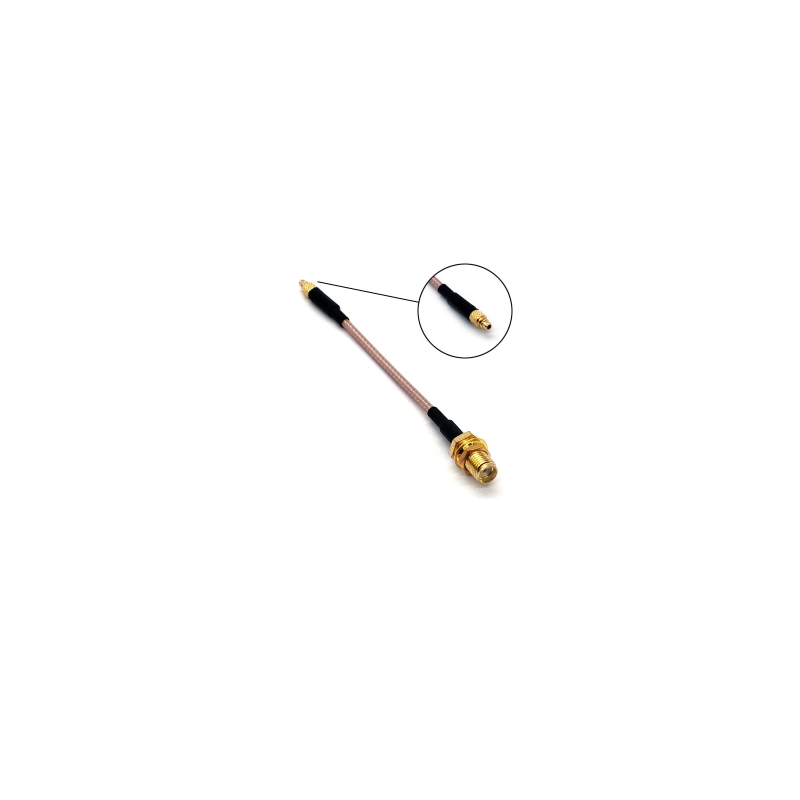 Câble MMCX droit → SMA 10 cm