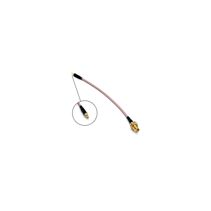 Câble MMCX droit → SMA 15 cm