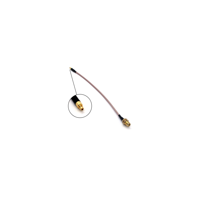 Câble MMCX droit → SMA 20 cm