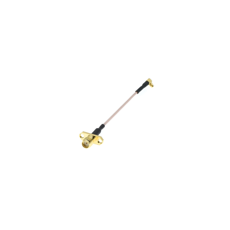 Câble MMCX 90° → SMA droit 7 cm – NinjaTech