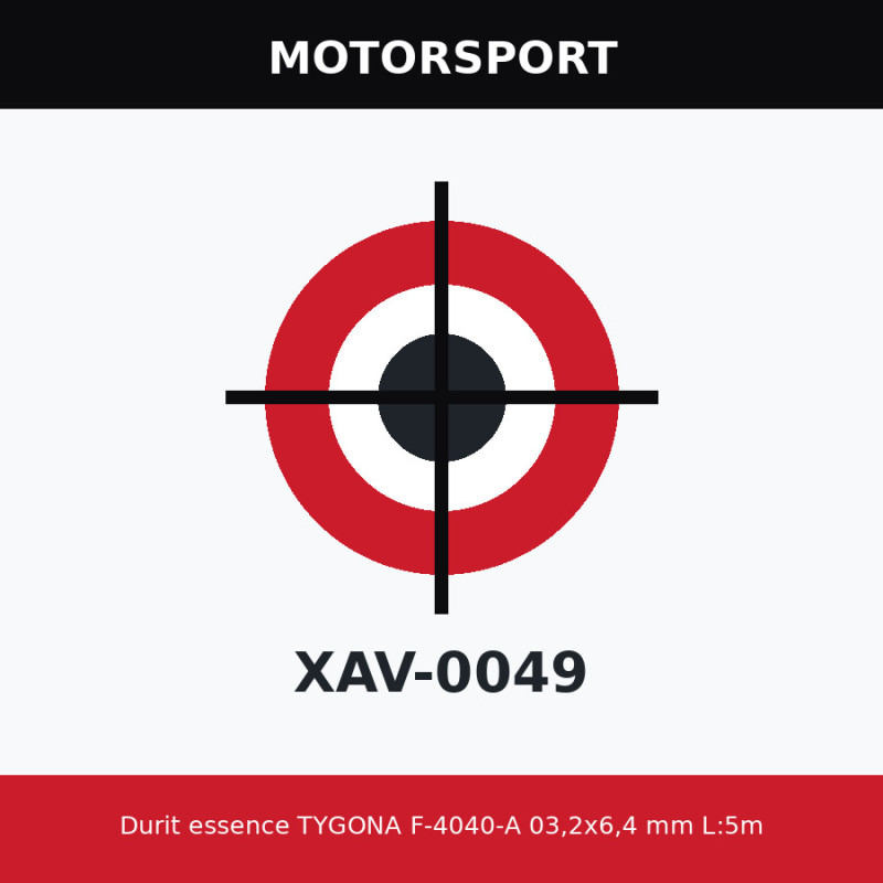 Durit essence TYGONA F-4040-A 03,2x6,4 mm L:5m