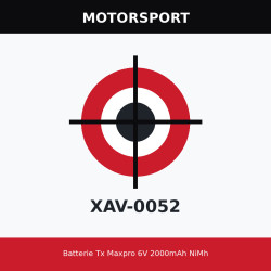 Batterie Tx Maxpro 6V 2000mAh NiMh