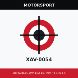 Bras Guignol 16mm pour axe 4mm Mp Jet (1 pc)