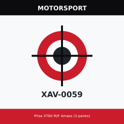 Prise XT60 M/F Amass (3 paires)