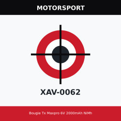 Bougie Tx Maxpro 6V 2000mAh NiMh