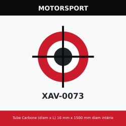 Tube Carbone (diam x L) 16 mm x 1500 mm diam intérieur : 14 mm