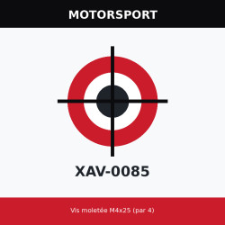 Vis moletée M4x25 (par 4)