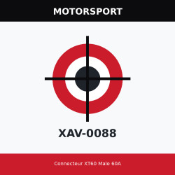 Connecteur XT60 Male 60A