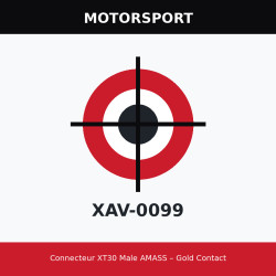 Connecteur XT30 Male AMASS – Gold Contact