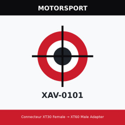 Connecteur XT30 Female → XT60 Male Adapter
