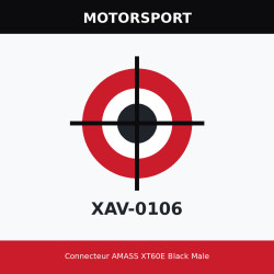 Connecteur AMASS XT60E Black Male