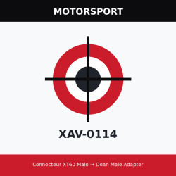 Connecteur XT60 Male → Dean Male Adapter