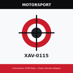 Connecteur XT60 Male → Dean Female Adapter