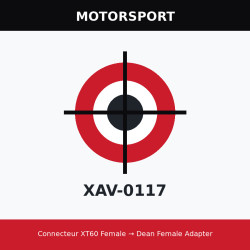 Connecteur XT60 Female → Dean Female Adapter