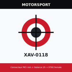 Connecteur PK5 mm + Balance 2S → XT60 Female