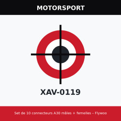 Set de 10 connecteurs A30 mâles + femelles – Flywoo