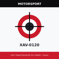 A30-F Pigtail femelle 80 mm 20AWG – Flywoo