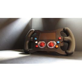 SINGLE SEATER STEERING WHEEL SWX2210 - 2 PALETTES - 2 ROTARY - 6 SWITCH