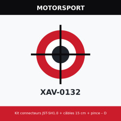 Kit connecteurs JST-SH1.0 + câbles 15 cm + pince – DFR