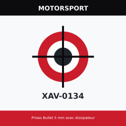 Prises Bullet 5 mm avec dissipateur