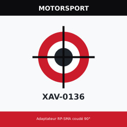 Adaptateur RP-SMA coudé 90°