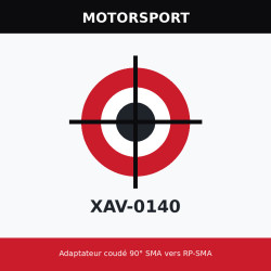 Adaptateur coudé 90° SMA vers RP-SMA
