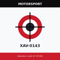 Adaptateur coudé 45° RP-SMA