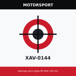 Rallonge semi-rigide RP-SMA 100 mm