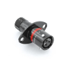 Connecteur SOURIAU 8STA, embase 3 contacts femelles Size 20, détrompage rouge (8STA0-08-98SN)