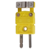 Connector 2 ways mini k (type-k) male EGT (Connector-2PIN-MINI-K-TYPE-K-MLE-EGT)