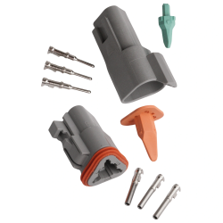 Connector 3 ways DT series male + female (SPD-CON-024)