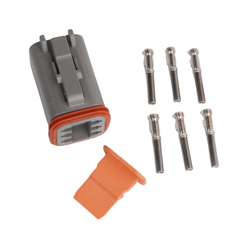 Connector 6 ways DT series male (HC-DT-F-6)