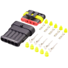 Connector 5 ways Supersal male + female (SPD-CON-021)