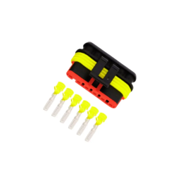 Connecteur 6 voies Superseal Mâle (SPD-CON-075)