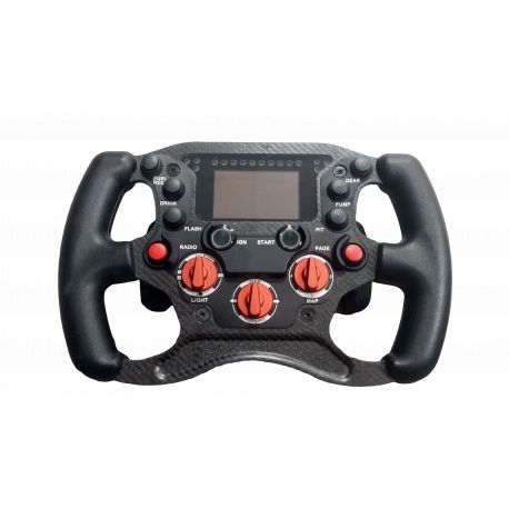 STEERING WHEEL CARBON ENDURANCE - 2 PADDLE SHIFT - 3 ROTARY KNOB