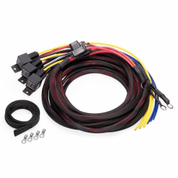 Wiring kit for triple carburant pumps, 30-Amp, batterie connection (NUK-155-01-103)