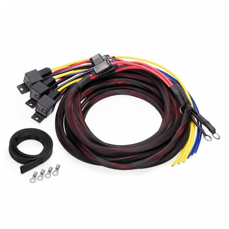 Wiring kit for triple carburant pumps, 30-Amp, batterie connection (NUK-155-01-103)