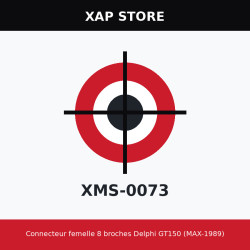 Connecteur femelle 8 broches Delphi GT150 (MAX-1989)