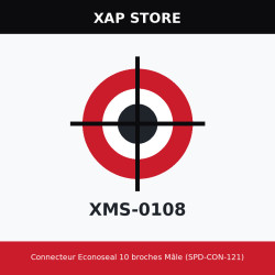 Connecteur Econoseal 10 broches Mâle (SPD-CON-121)
