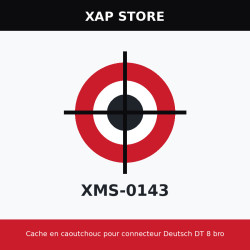 Cache en caoutchouc pour connecteur Deutsch DT 8 broches (SPD-CONP-012)