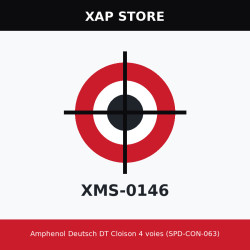 Amphenol Deutsch DT Cloison 4 voies (SPD-CON-063)