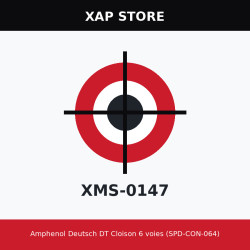 Amphenol Deutsch DT Cloison 6 voies (SPD-CON-064)