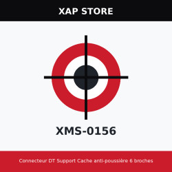 Connecteur DT Support Cache anti-poussière 6 broches (HC-DT-087)