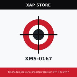 Broche femelle vers connecteur Deutsch DTP (HC-DTP-PIN1412F)