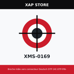 Broche mâle vers connecteur Deutsch DTP (HC-DTP-PIN-M2)