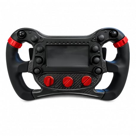 STEERING WHEEL FOR SIMULATOR F2 F3 - 2 PADDLE - 3 KNOB, SIMULATOR SOFT