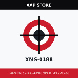 Connecteur 4 voies Superseal femelle (SPD-CON-076)